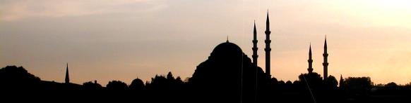 Soleil couchant sur istanbul...